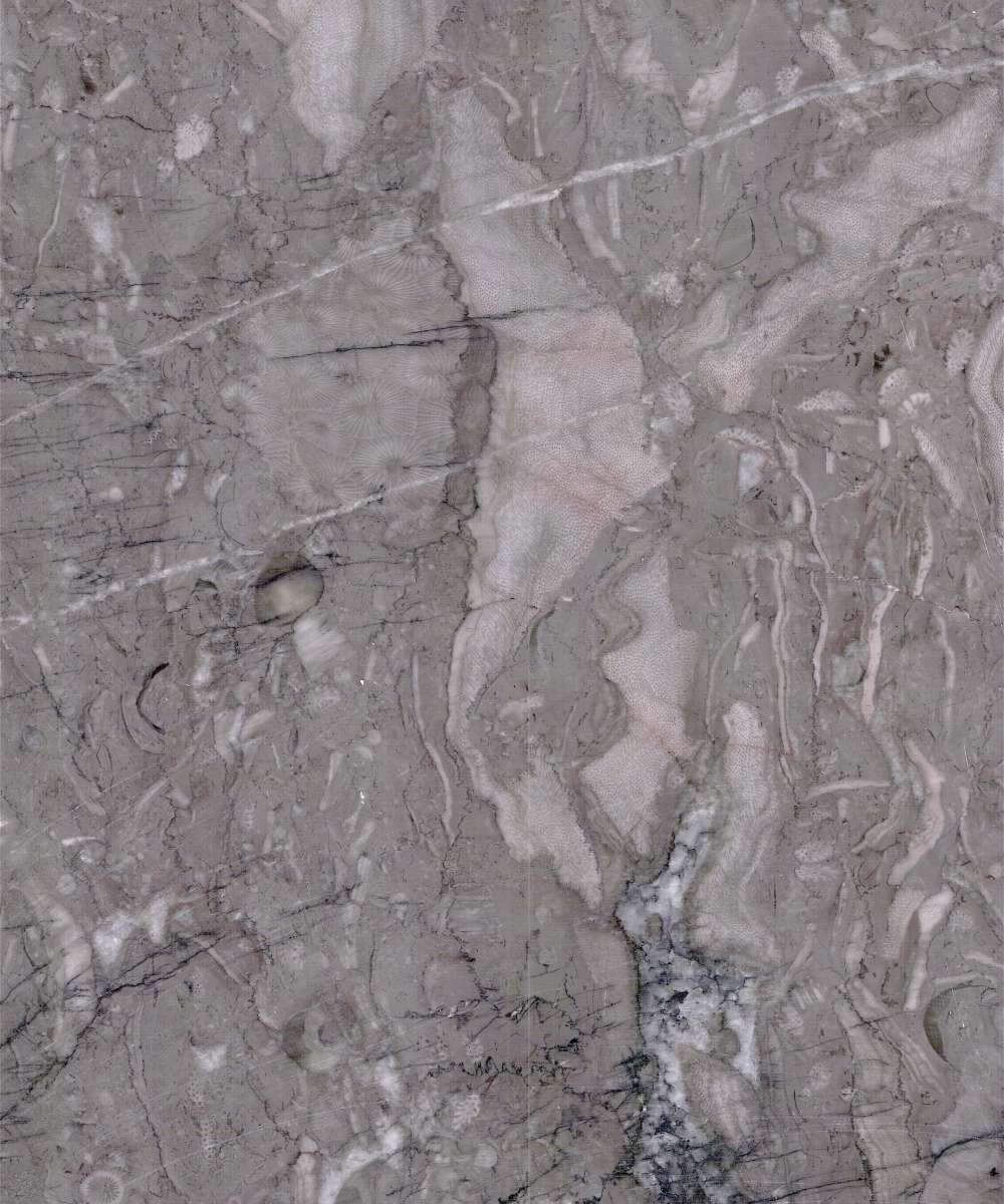 Mira, cool grey natural stone swatch