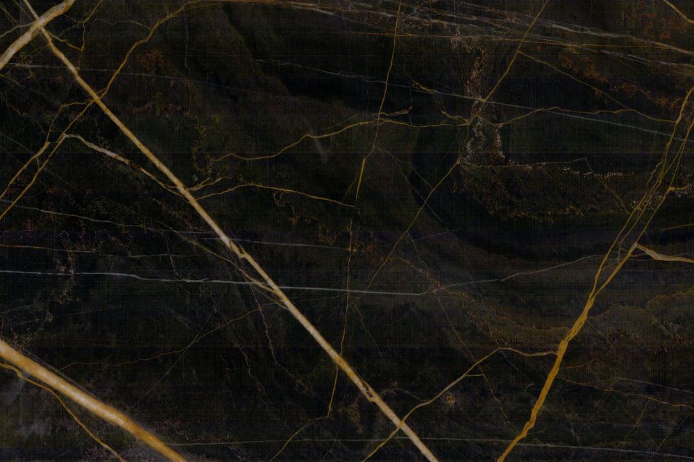 Corvus, deep black marble swatch